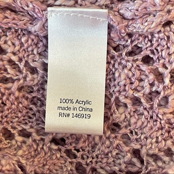 EVRI 1X 3/4 Sleeve Pointelle Sweater NWT - Picture 11 of 11